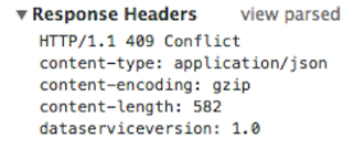 Chrome on MAC OS X - Response Headers from Dev Tools